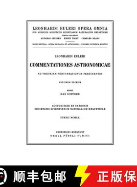 【3-4周达】Commentationes Astronomicae AD Theoriam Perturbationum Pertinentes 1st Part [9783764314552]