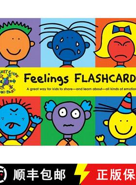 【3-4周达】Todd Parr Feelings Flash Cards: (Kids Learning Flash Cards, Children's Emotion Cards, Emot... [9780811871457]