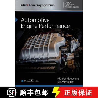 【3-4周达】Automotive Engine Performance – CDX Master Automotive Technician Series [9781284102062]