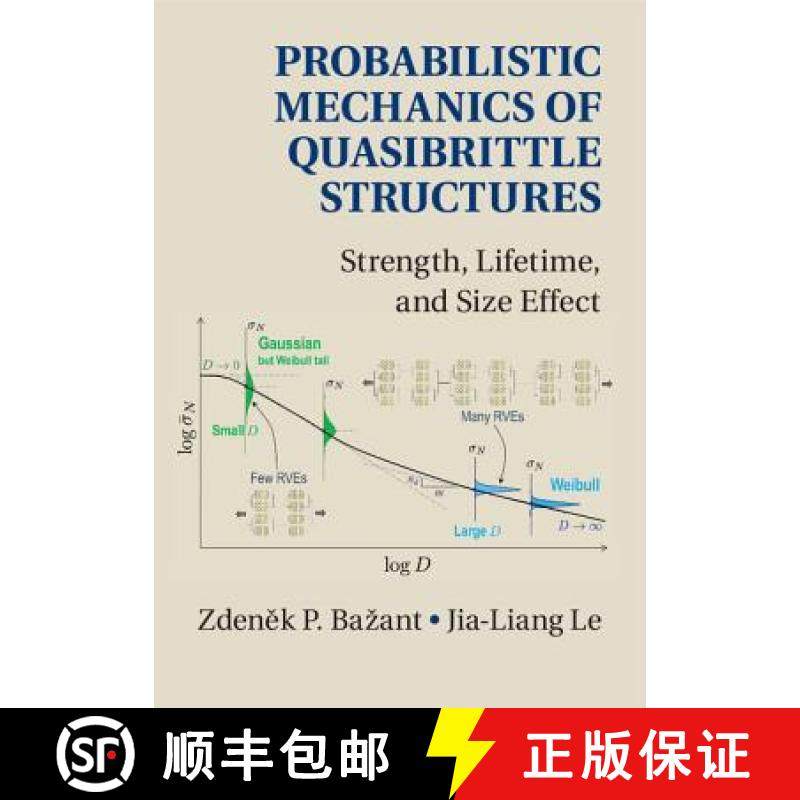 【3-4周达】Probabilistic Mechanics of Quasibrittle Structures: Strength, Lifetime, and Size Effect [9781107151703]