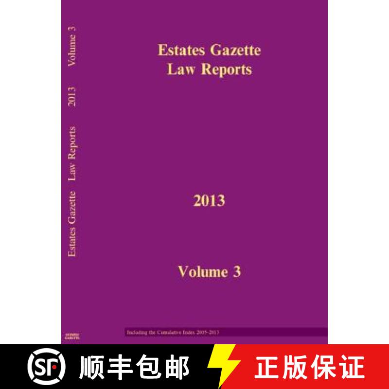 【3-4周达】Estates Gazette Law Reports, Volume 3 [9780415703994]