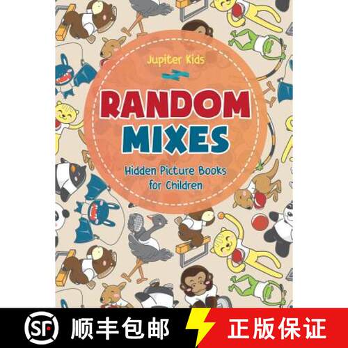 【3-4周达】Random Mixes - Hidden Picture Books for Children [9781541934610]