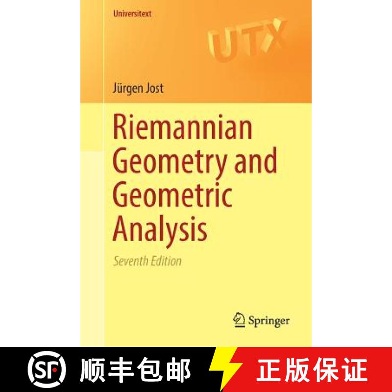 现货 黎曼几何与几何分析 Riemannian Geometry and Geometric Analysis [9783319618593]