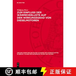 Dieselmotoren Der Den Wirkungsgrad Auf Einfluss Wärmeverluste 9783112722121 预订 Von Zum