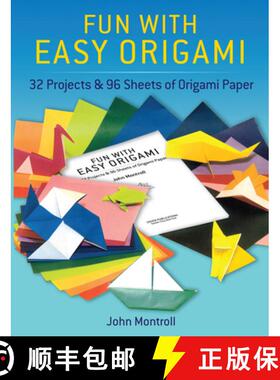 预订 Fun with Easy Origami: 32 Projects and 96 Sheets of Origami Paper [9780486274805]