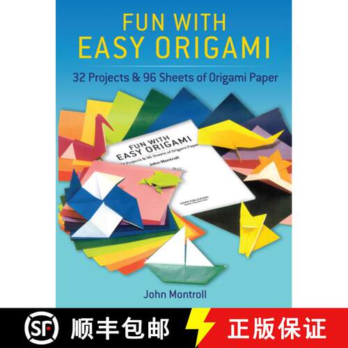 预订 Fun with Easy Origami: 32 Projects and 96 Sheets of Origami Paper [9780486274805]