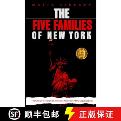 【3-4周达】The Five Families of New York: 5 Books in 1 - The Complete History of America's Notorious ... [9781917077200]