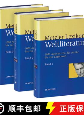 【3-4周达】Metzler Lexikon Weltliteratur: 1000 Autoren Von Der Antike Bis Zur Gegenwart [9783476020932]