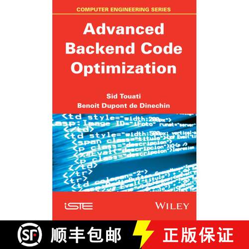 【3-4周达】精装 Advanced Backend Optimization [Wiley计算机] [9781848215382]