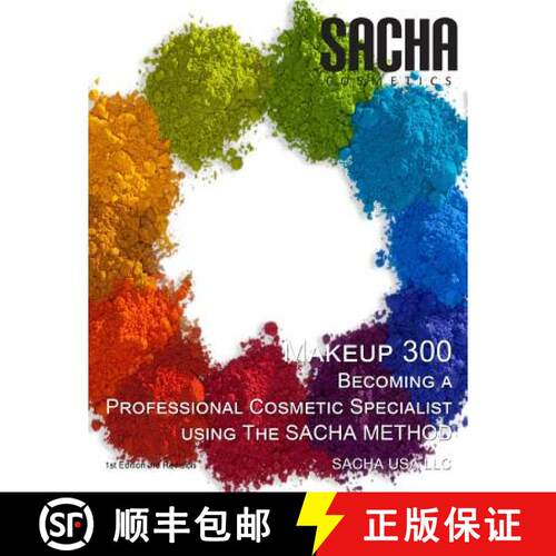 【3-4周达】Makeup 300 - Becoming a Professional Cosmetic Specialist Using the Sacha Method [9781300704874]