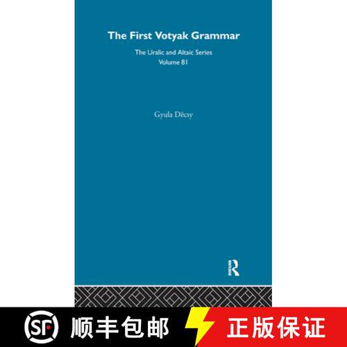 【3-4周达】精装 UAS VOL 81,FIRST VOYAK GRAMMER [9780700708819]