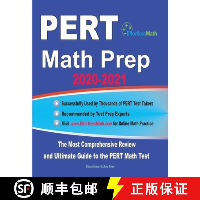 预订 PERT Math Prep 2020-2021: The Most Comprehensive Review and Ultimate Guide to the PERT Math Test [9781646124077]