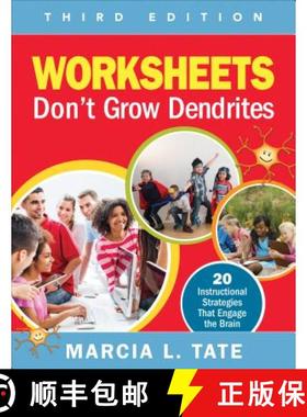 【3-4周达】Worksheets Don′t Grow Dendrites: 20 Instructional Strategies That Engage the Brain [9781506302737]