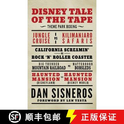 【3-4周达】Disney Tale of the Tape: Theme Park Boxing [9798896092933]