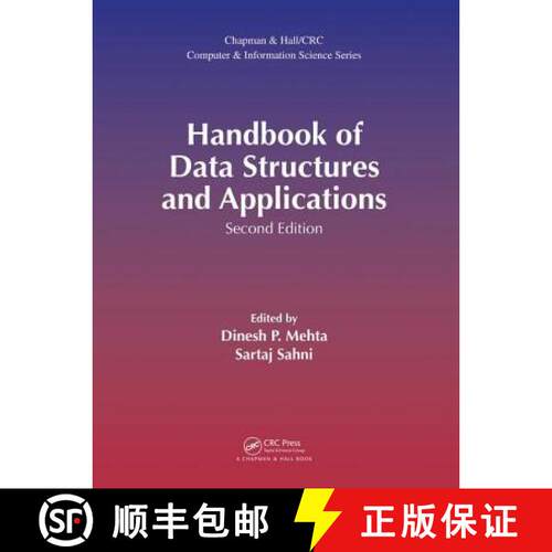 【3-4周达】精装 Handbook of Data Structures and Applications, Second Edition [9781498701853]