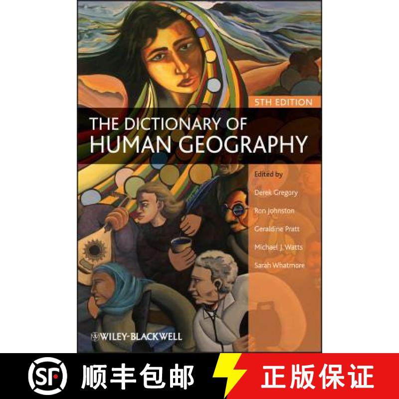 【3-4周达】The Dictionary Of Human Geography 5E [Wiley地理] [9781405132886]