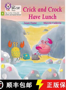 【3-4周达】Big Cat Phonics for Little Wandle Letters and Sounds Revised - Crick and Crock Have Lunch:... [9780008504526]