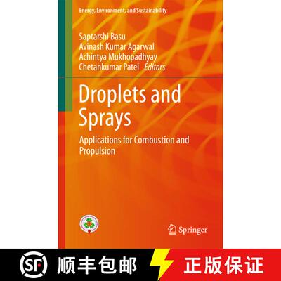 【3-4周达】精装 Droplets and Sprays: Applications for Combustion and Propulsion (1st ed. 2018) [9789811074486]