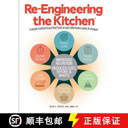 【3-4周达】Re-Engineering the Kitchen: A simple method to put Real Food on your table faster, easier,... [9798989347537]