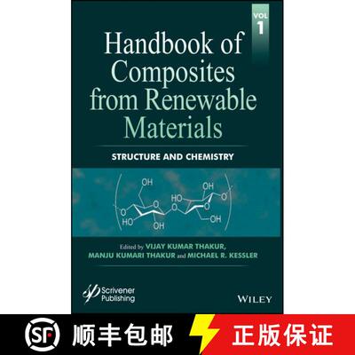 【3-4周达】精装 Handbook Of Composites From Renewable Materials, Volume 1: Structure And Chemistry [W... [9781119223627]