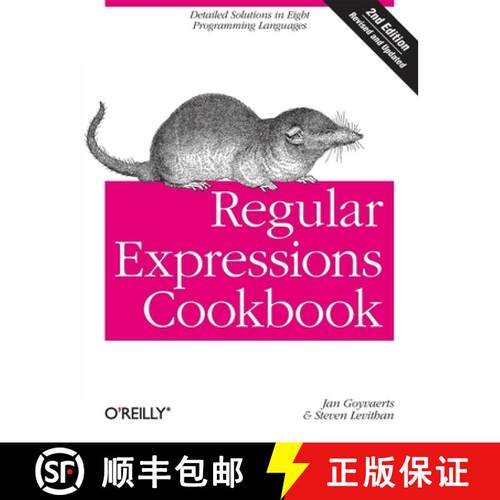 【3-4周达】Regular Expressions Cookbook 2e: Detailed Solutions in Eight Programming Languages [9781449319434]