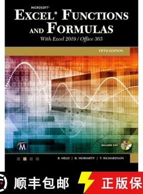 预订 Microsoft Excel Functions and Formulas with Excel 2019/Office 365 [9781683923732]