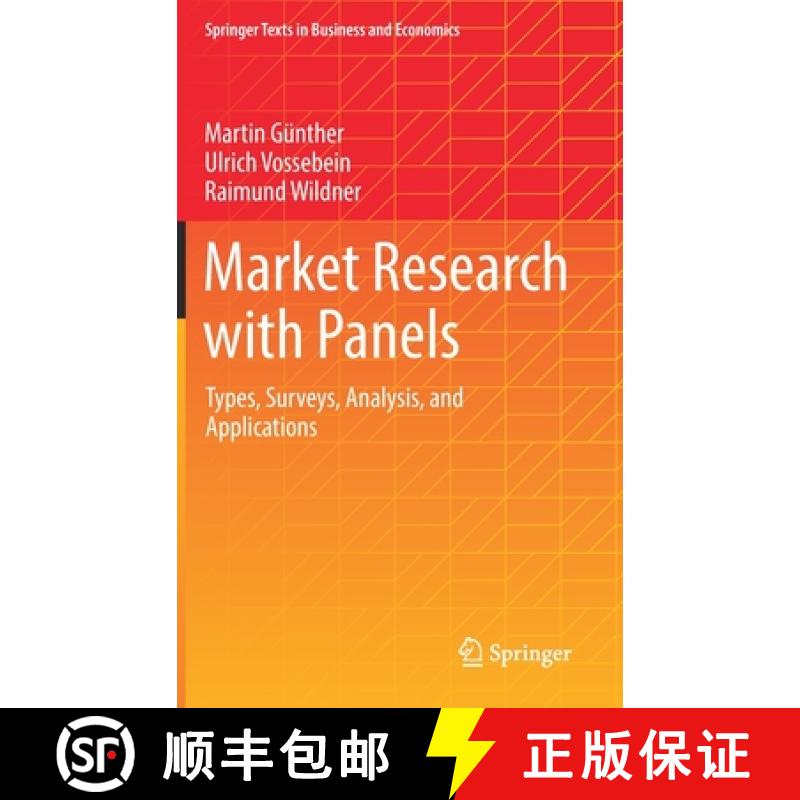 【3-4周达】Market Research with Panels : Types, Surveys, Analysis, and Applications [9783658376499]