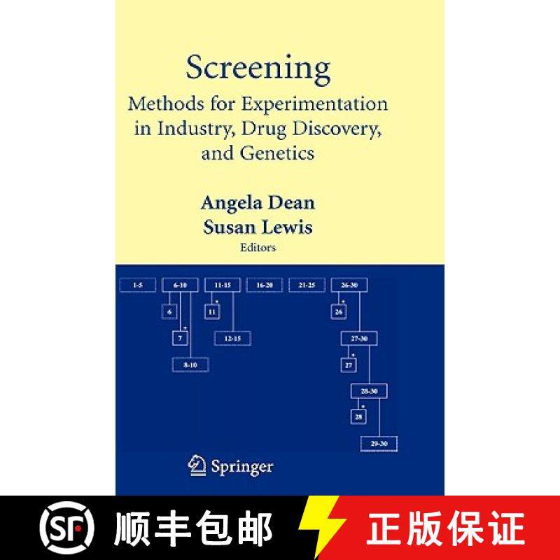 【3-4周达】Screening : Methods for Experimentation in Industry, Drug Discovery, and Genetics [9780387280134]