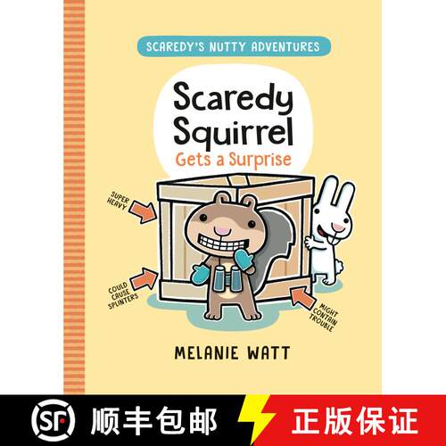 【3-4周达】Scaredy Squirrel Gets a Surprise [9781774883334]