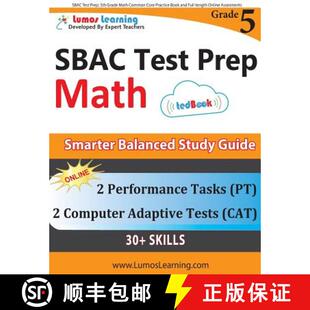 Full and Online Prep Math Core Grade Book 5th 9781940484839 Assessment... SBAC 4周达 Practice Test length Common