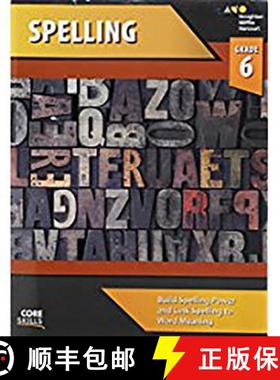 【3-4周达】Steck-Vaughn Core Skills Spelling: Workbook Grade 6 [9780544267831]