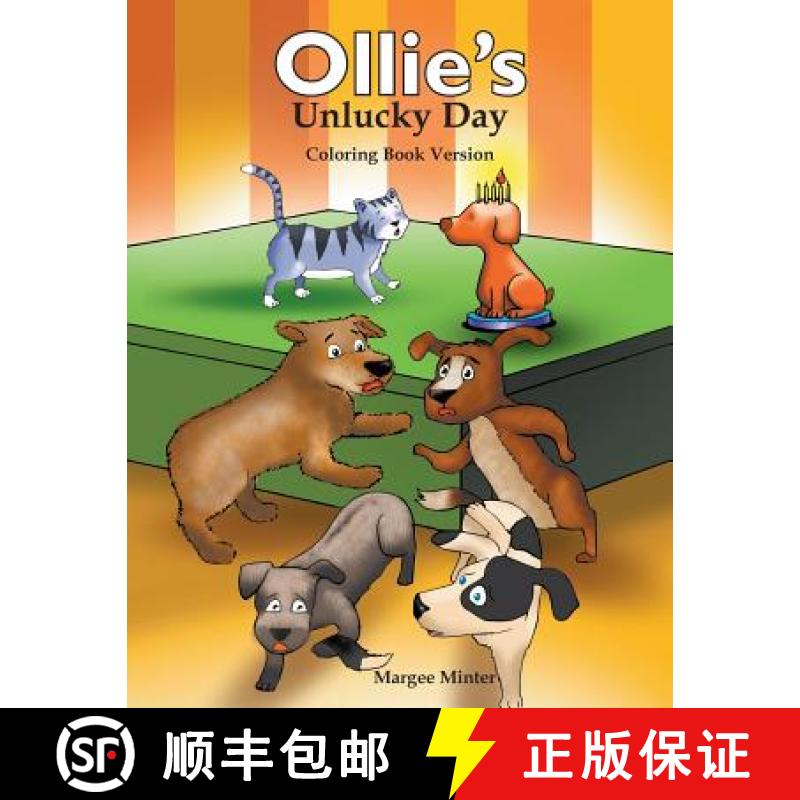 【2-3周达】Ollie's Unlucky Day (Coloring Book Version) [9781682569436]