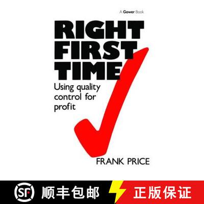 【3-4周达】Right First Time: Using Quality Control for Profit [9781138464360]