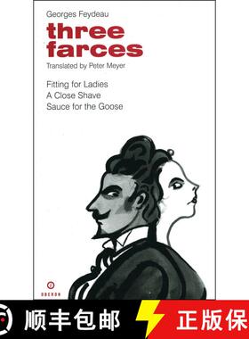 【3-4周达】Feydeau: Three Farces [9781840023961]