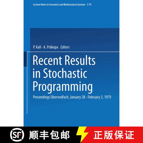 【3-4周达】Recent Results in Stochastic Programming: Proceedings, Oberwolfach, January 28 – February... [9783540100133]