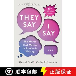 【3-4周达】They Say / I Say (Sixth High School Edition) [9781324070245]