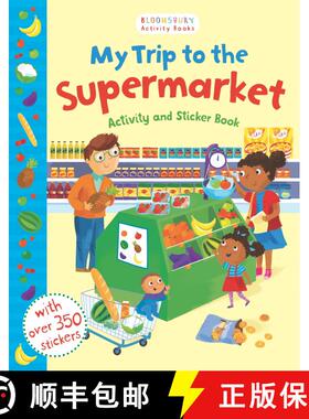 【3-4周达】My Trip to the Supermarket Activity and Sticker Book [9781408883686]