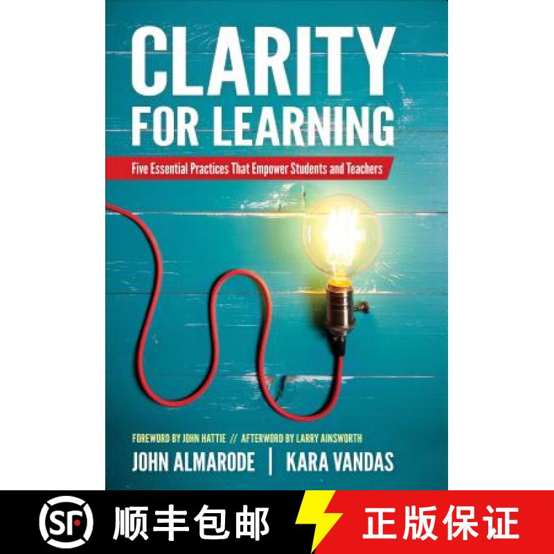 【2-3周达】Clarity for Learning : Five Essential Practices That Empower Students and Teachers [9781506384696]