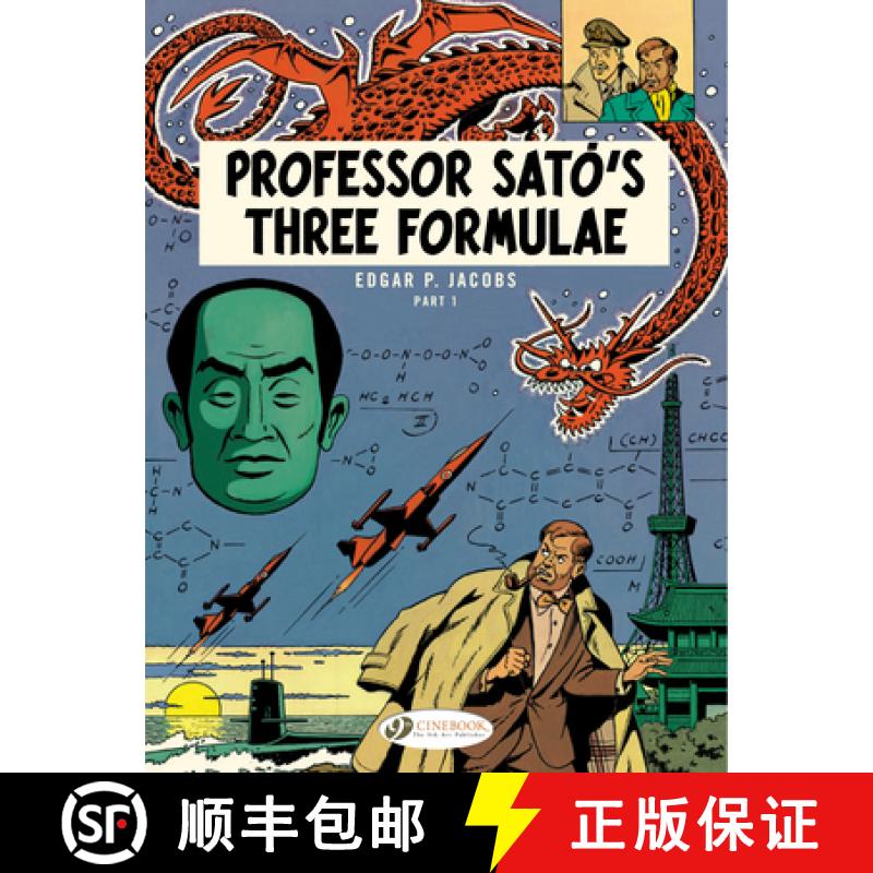 【2-3周达】Blake & Mortimer Vol. 22: Professor Satos Three Formulae Pt1 [9781849182928]