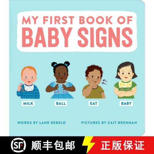 【3-4周达】My First Book of Baby Signs [9798886509922]
