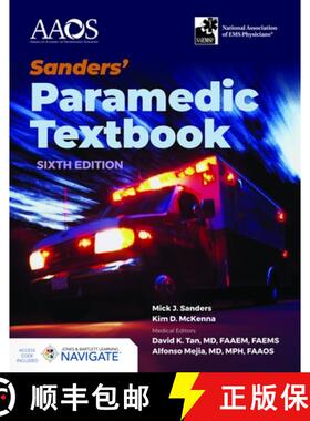 【3-4周达】Sanders' Paramedic Textbook with Navigate Advantage Access [With Access Code] [9781284277517]