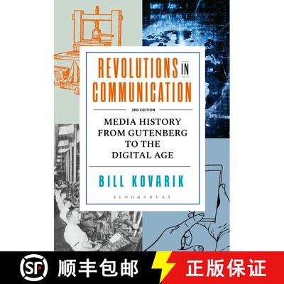 【3-4周达】Revolutions in Communication: Media History from Gutenberg to the Digital Age [9798765107164]