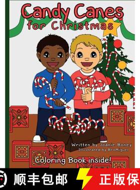 【3-4周达】Candy Canes for Christmas [9780692497203]