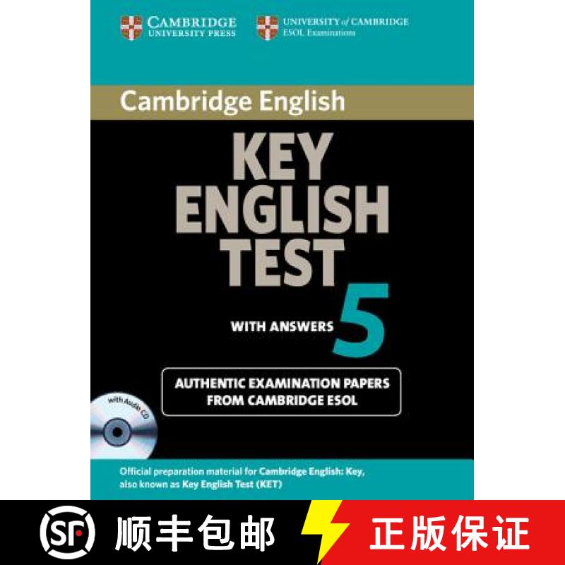 Cambridge Key English Test 5 Self Study Pack (Student's Book with answers and Audio CD): Official Exa... [9780521123136]