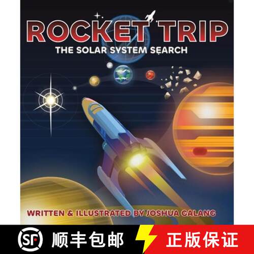 【3-4周达】精装 Rocket Trip: The Solar System Search [9798348390419]