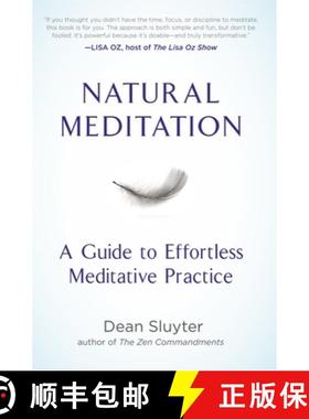 【3-4周达】Natural Meditation: A Guide to Effortless Meditative Practice [9780399171413]