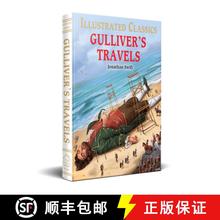 【3-4周达】Gulliver's Travels: Illustrated Abridged Children Classics English Novel with Review Quest... [9789390391165]