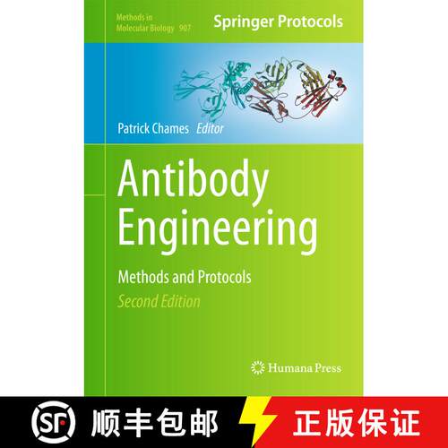 【3-4周达】精装 Antibody Engineering : Methods and Protocols, Second Edition (2nd ed. 2012) [9781617799730]