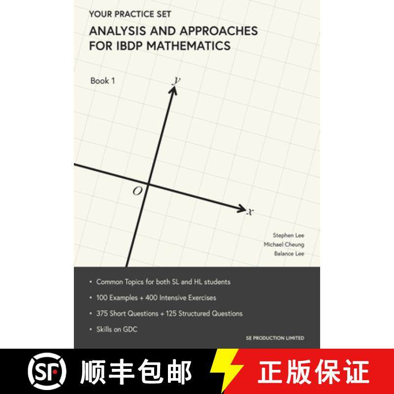 预订 Analysis and Approaches for IBDP Mathematics Book 1: Your Practice Set [9789887413400]