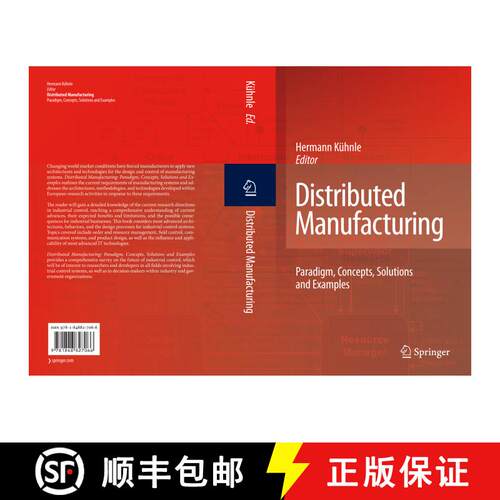 【3-4周达】精装 Distributed Manufacturing : Paradigm, Concepts, Solutions and Examples [9781848827066]